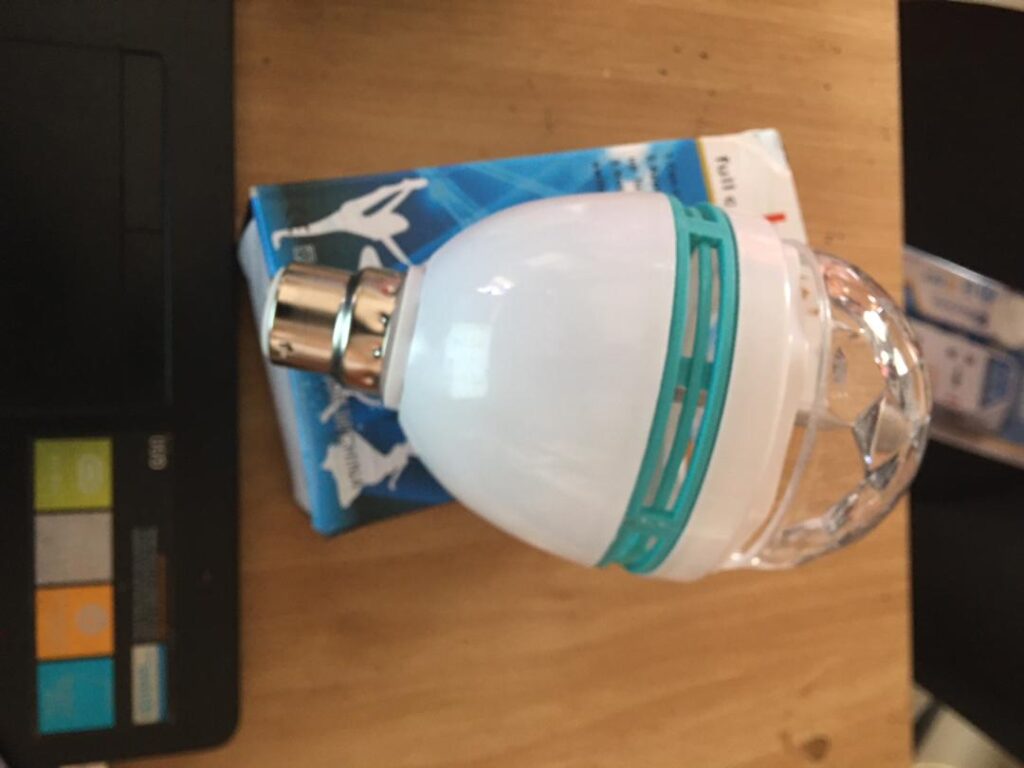 ROTATING BULB PIN